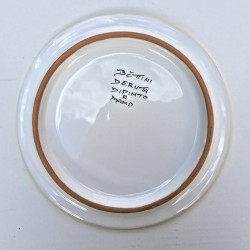 Trivet majolica ceramic Deruta raphaelesque