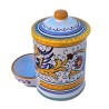 Porta sale ceramica maiolica Deruta raffaellesco