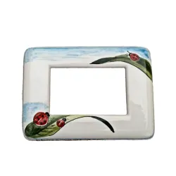 Ceramic switch cover Ladybug