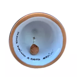 Bell majolica ceramic Deruta rich Deruta blue