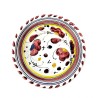 Ciotolina ceramica maiolica Deruta gallo rosso Orvietano