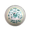 Ciotolina ceramica maiolica Deruta gallo verde Orvietano