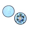 Windproof ashtray majolica ceramic Deruta rich Deruta blue