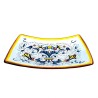 Centrotavola vela ceramica maiolica Deruta ricco Deruta giallo