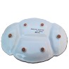 Antipastiera ovale barocco 4 scomparti ceramica maiolica Deruta ricco Deruta blu