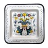 Oriental appetizer tray majolica ceramic Deruta 5 PCS rich Deruta blue