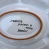 Antipastiera ovale 7 scomparti con manici ceramica maiolica Deruta raffaellesco