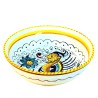 Small salad bowl majolica ceramic raphaelesque