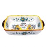 Pirofila da forno ceramica maiolica Deruta raffaellesco