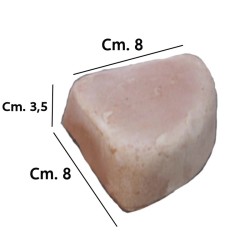 Set of 4 terracotta triangle foot handmade